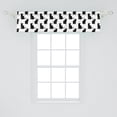 thumbnail image 2 of Ambesonne Cat Window Valance, Playful Black Kittens, 54" X 12", Black White, 2 of 3