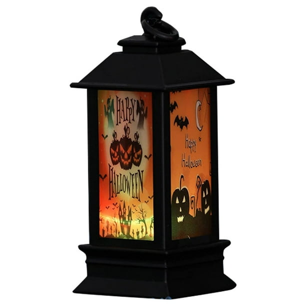 De Halloween, Estilo Vintage, Linterna, Luces Nocturnas, Luces De Ambiente, Lámpara Decorativa De Esqueleto Para El Hogar, Decoración Interior Y Exterior Yuarrent HA044809-04