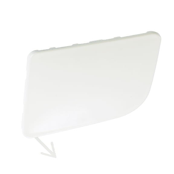 622A03YU0H Front Left Bumper Tow Hook Cover Towing Eye Cap Fit for Nissan Sentra White