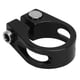 thumbnail image 2 of 2 uds abrazadera para tija de sillín de bicicleta, ligera, elegante, resistente al óxido, Collar de tija de sillín de liberación rápida para bicicleta, color negro, 2 of 10