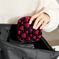 thumbnail image 6 of Valentine's Day Toiletry Bag Small Travel Storage Pouch for Menstrual Pads – Velvet, Sponge, Oxford Cloth - 4.7x6.6x6.6 in., 6 of 6