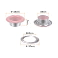 thumbnail image 2 of Juego de 100 ojales redondos Unique Bargains 8mm con Arandelas para recortes rosa, 2 of 7