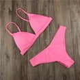thumbnail image 3 of New Years 2022 Women Two Pieces Bikini Set Solid Padded Push Up Swimwear Swimsuit, 3 of 6
