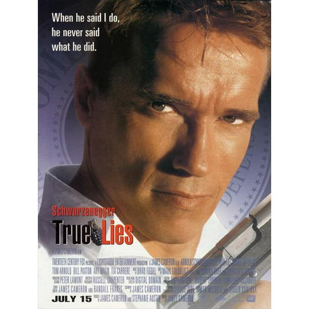 True Lies Movie Poster Style B 27 X 40 1994 Walmart Com Walmart Com