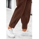 thumbnail image 5 of Pantalones de Vestir para Mujer PRETTYGARDEN Café de Cintura Alta Talla Grande, 5 of 8