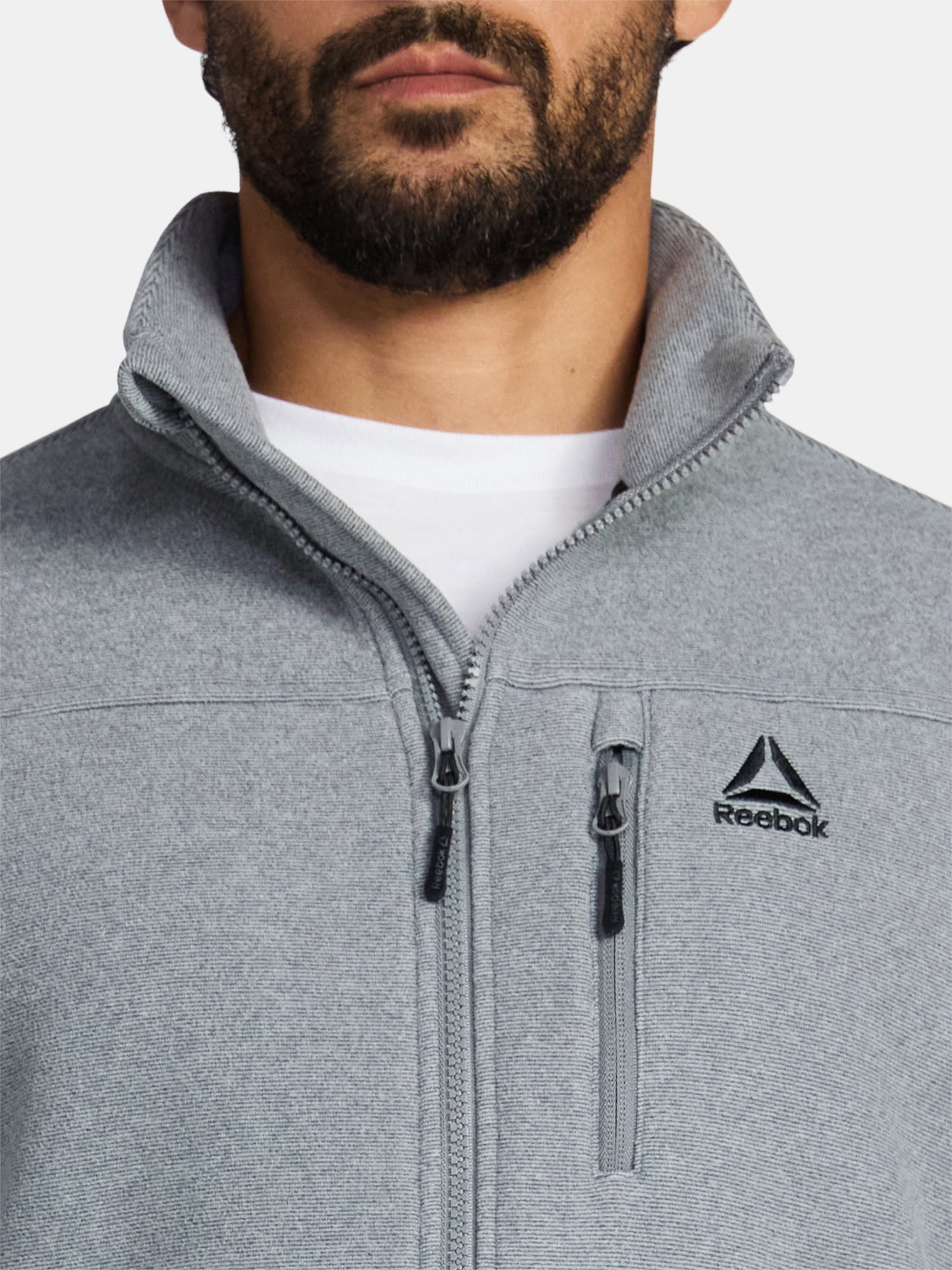 Reebok Men and Big Men's Fleece Zip Jacket, Sizes S-3XL