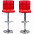 thumbnail image 2 of ViscoLogic LIBERTY Swivel Leatherette Adjustable Hydraulic Bar Stools (Set of 2 Bar Stools), 2 of 6