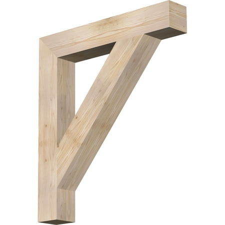 

Ekena Millwork 5 1/2 W x 36 D x 40 H Traditional Block Smooth Bracket Douglas Fir