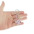 thumbnail image 4 of Unique Bargains 1 Pc Fashion Bat Heart Bow Handbag Charm Bag Accessories Pink, 4 of 5