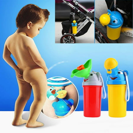 Cute Infant Baby Girl Boy Portable Urinal Travel Car Toilet Kid Vehicular Potty