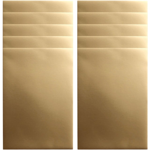 DEEPCRAFF Plated Gold Solid Color Origami Paper Designed for Folding Cutting and Craft Art Projects