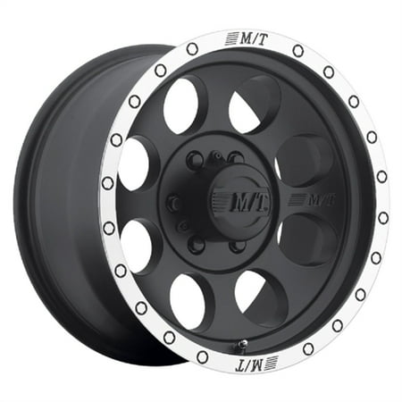 - Mickey Thompson Tires Classic Baja Lock Matte Black Wheel with Machined Finish (15x12