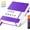 3.Purple, variant on Lined Journal Notebook for Women/Men Writing Work, 320 Pages A4 Large Notebook notepads 8.5 x 11 for Note Taking, Hardcover Leather Journal, 100Gsm Thick Paper, Pink