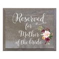 thumbnail image 1 of Barn Wood Wedding Party Sign Plaque - Reserved For Mother Of The Bride, 1 of 2