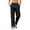 Black, variant on BRANROY Men's Cotton Linen Pants - Stretch Elastic Drawstring Waist Straight Leg Casual Trousers with Pockets, Relaxed Fit Summer Beach Pants for Men,Army Green,L