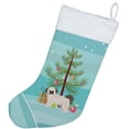thumbnail image 2 of Caroline's Treasures Pekeapoo Multi-color Christmas Stocking, with Soft Suede Fabric 18", 2 of 3
