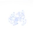 thumbnail image 3 of unbranded 40Ud Soportes Para De LED Transparente De PVC Y Metal Resistente Para Uso En Patio Y Eventos, 3 of 6