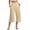 32# Beige, variant on RPVATI Womens Capri Pants Petite Loose Crossover Wide Leg Yoga Capri Leggings with Pockets Summer Fashion Tummy Control Athletic Crop Pants Blue S