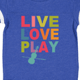 thumbnail image 4 of Inktastic Live Love Play Violin Girls Baby Bodysuit, 4 of 5