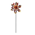 thumbnail image 1 of Alpine KPP426 Double Sided Flame Flower Spinning Metal Garden Stake, 1 of 5