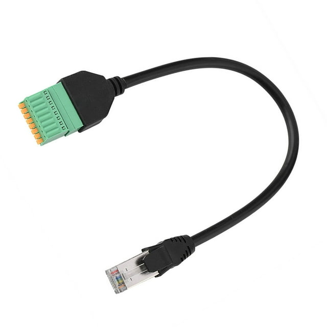 Connecteur de Borne à Vis RJ45 Durable Anti-Interférence, Adaptateur de Borne, pour VGA, CCTV Vidéo Convertisseur Déséquilibré, Rudio Baluns