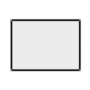 FANTADOOL Portable Projector Screen 120 Inch 16:9 HD Folding Indoor Outdoor Movie Screen Gaming Office Home Cinema Projector Screen