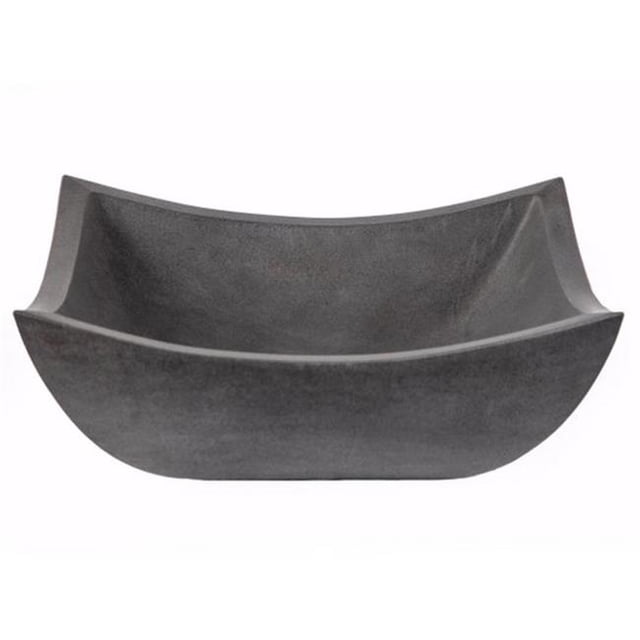 Eden Bath EB-S041LS-H Évier Zen Profond Carré - Pierre de Lave
