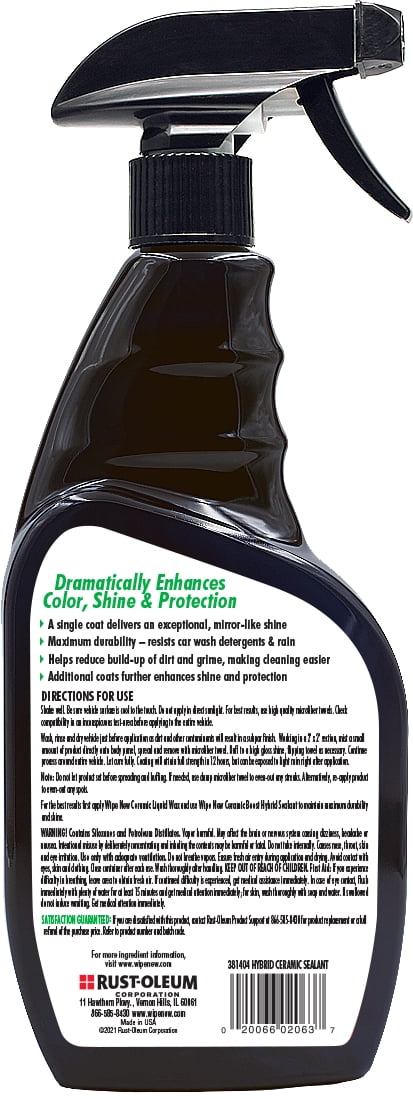 Rust-Oleum Wipe New Ceramic Boost Hybrid Sealant-381404S, 22 oz
