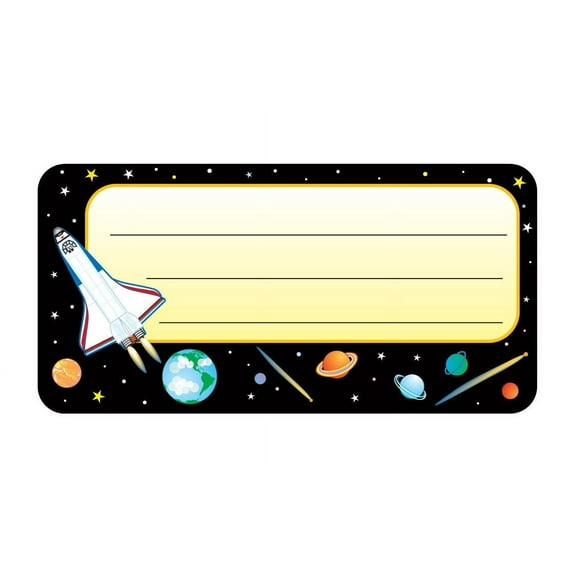 SHAPES ETC. Nametag - Space