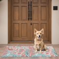 thumbnail image 4 of Pink Paisley and Floral Pattern Door Rugs,Washable Non Slip Door Mats Indoor,Decorative Door Mats,Entry Mat Indoor for Entrance,Bedroom,Kitchen,Bathroom,16"x47", 4 of 6