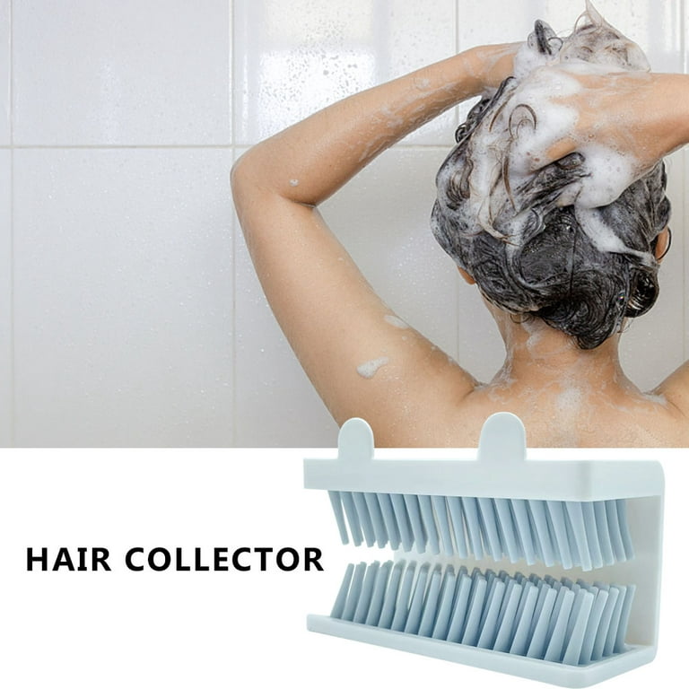 Hair Catcher Silicone Shower Wall Hair Collector Hair Trap for