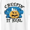 thumbnail image 3 of Peanuts - Creepin It Real Halloween - Women's Short Sleeve Graphic T-Shirt, 3 of 6