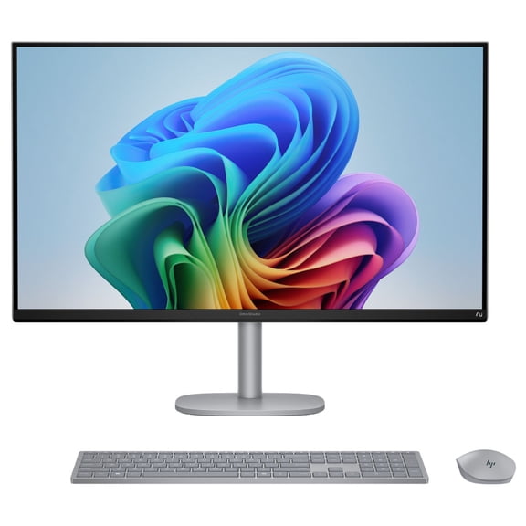 Restored HP OmniStudio X 27-CS1000T 27" FHD Intel Ultra 7 256V 2.2 GHz 16GB DDR5 256GB SSD Intel Arc Windows 11 Home All-in-One Desktop, Meteor Silver