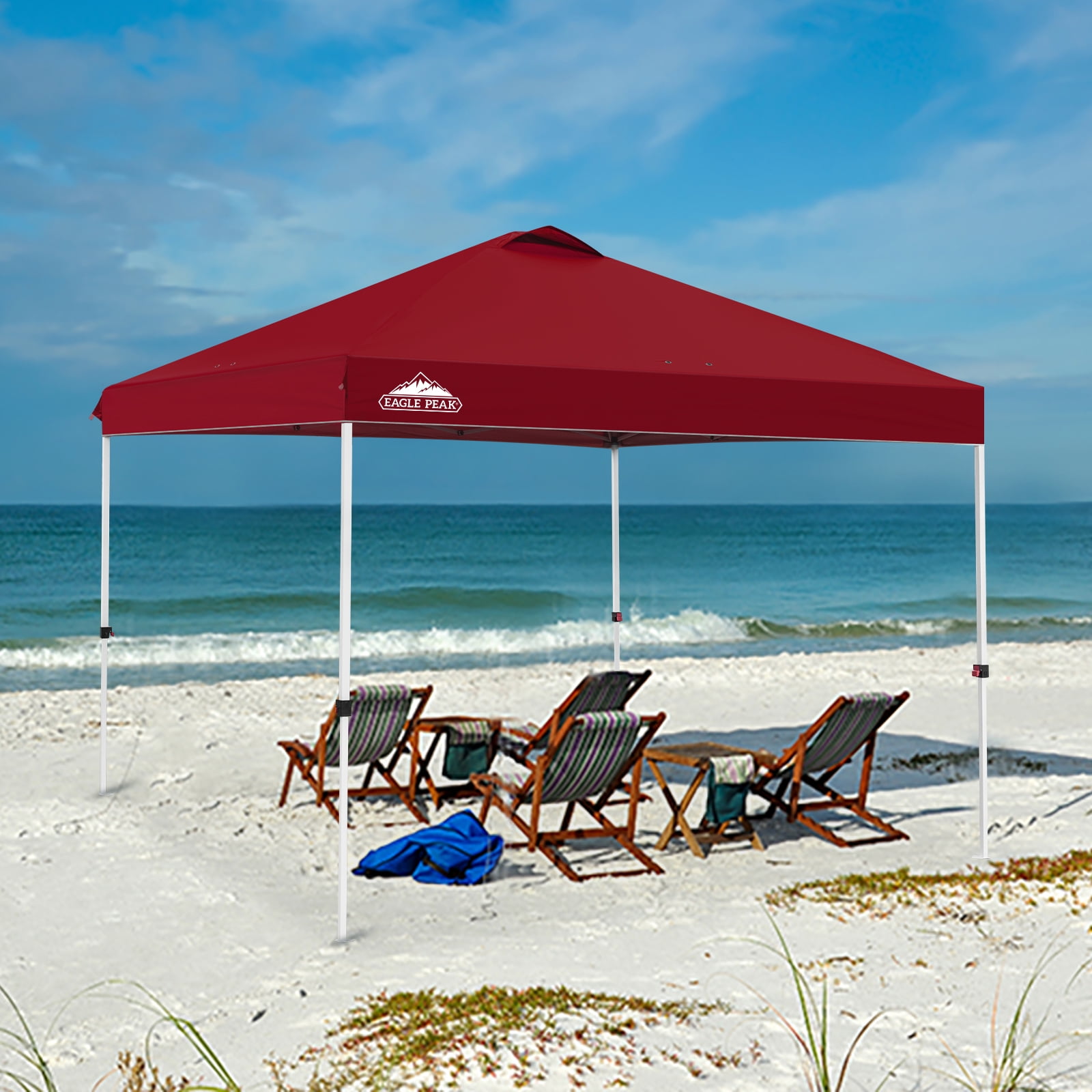 EAGLE PEAK 10 X 10 Ft Pop Up Canopy Tent Instant Outdoor Canopy eagle-peak-10-x-10-ft-pop-up-canopy-tent-instant-outdoor-canopy