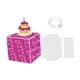 thumbnail image 5 of Cajón de dinero para cumpleaños, porta dinero para regalo con tarjeta extraíble, alcancía para cumpleaños para regalo, para esposa, novio, niños, papá Púrpura, 5 of 8