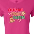thumbnail image 4 of Inktastic Christmas Official Cookie Taster with Bell and Star Cookie Women's T-Shirt, 4 of 5