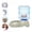 Gray, variant on Automatic Pet Waterer for Dogs and Cats, Pet Water Dispenser Station, Self-Dispensing Gravity 1 Gallon Large Capacity, 3.8 Liters Capacity Pet Waterer