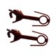thumbnail image 2 of Acoplador de trenes a escala HO, modelo de 2 uds., acoplador de trenes, resistente, reemplaza accesorios de tren, gancho de trenes para accesorios DIY cabeza grande y larga, 2 of 8