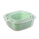 thumbnail image 4 of Colador de cocina con hebilla lateral y mango grande desmontable verde, 4 of 7