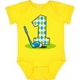 thumbnail image 3 of Inktastic Argyle Golf 1st Birthday Boys Baby Bodysuit, 3 of 5