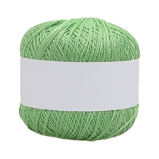 Knitting Thread Cotton Crochet Yarn Embroidery Clothes knitting thread Sweater Tapestry Weave Line DIY Accessory, Fruit Green