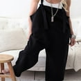 thumbnail image 2 of Generic Combinaison Décontractée pour Femmes, Coton et Lin, S/M/L/TG, 2 of 3