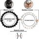 thumbnail image 2 of Jumpingount Pulseras de pareja de Pulseras de cuentas magnéticas de piedra natural Regalos para amigos de la familia Ropa, zapatos y accesorios Miscelánea Numero 5 Jumpingount AP007125-05, 2 of 6