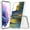 Deer Encounter Outdoors, variant on AquaFlex Hybrid Slim Designed For Samsung Galaxy S22 Case Transparent Clear