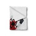 thumbnail image 2 of Cars Soft Flannel Fleece Throw Blanket, Formula Car on Speedway Championship Fast Performance Rally Strong Vehicle, Cozy Plush for Indoor and Outdoor Use, 50" x 60", Red Black Pale Grey, by Ambesonne, 2 of 6