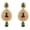 D494 Green, variant on by Touchstone Indian Bollywood Desire Contemporary Diamond Look White Rhinestone Designer Jewelry Chandelier Earrings In Antique Gold Tone For Women