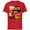Red, variant on Disney and Pixar’s Cars Bro of the Birthday Champ Party - Short Sleeve Cotton T-Shirt for Adults - Customized-Navy