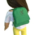 thumbnail image 4 of The New York Doll Collection Green Doll Backpack Fits 18 inch Dolls, 4 of 4