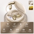 thumbnail image 2 of Open Ear Wireless Earbuds, Bluetooth 5.4 Wireless Earbuds, Hi-Fi Stereo over Ear Earphones with Earhooks, 60H Playtime & LED Digital Display, IPX7 Waterproof Earphones for Fitness, Cycling, Workout, 2 of 11