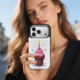 thumbnail image 6 of Birthday Cupcake with Candle Leather Wallet Case for iPhone13 pro max Wallet Case Card Holder Flip, 6 of 8